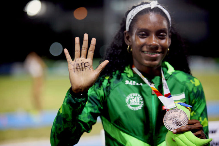 Deportista Antioqueña dedica su primera medalla en unos juegos nacionales a la memoria de Yair Andrés Nagles Palacios (TITO).
