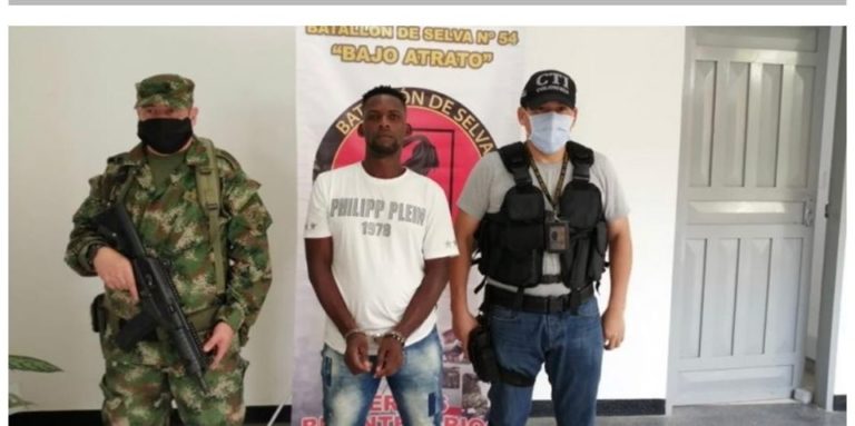 Cárcel para alias Boquita por su presunta participación en agresión y desplazamiento de defensores de derechos humanos y reincorporados en Chocó.