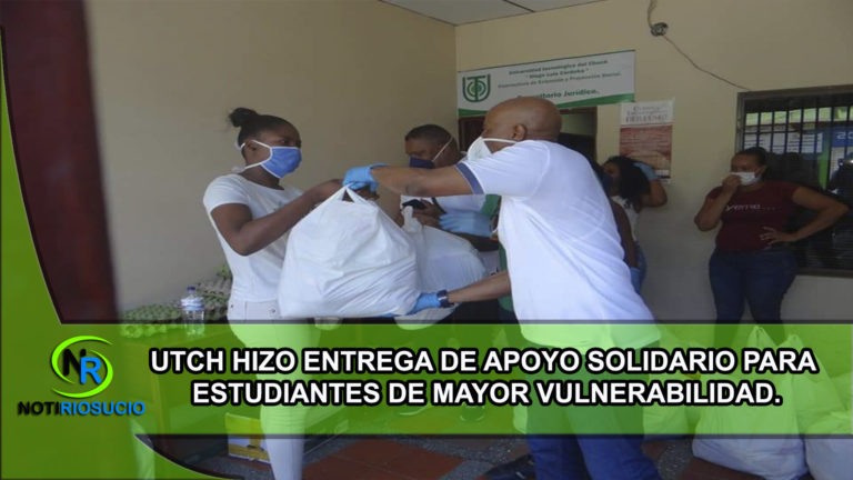 UTCH HIZO ENTREGA DE APOYO SOLIDARIO PARA ESTUDIANTES DE MAYOR VULNERABILIDAD.