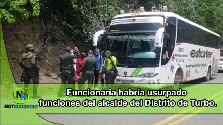 Funcionaria habría usurpado funciones del alcalde del Distrito de Turbo.