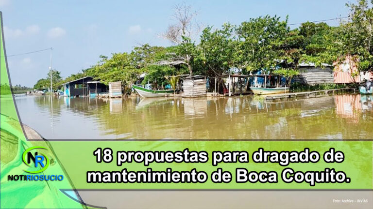 En el cierre del proceso para dragado de mantenimiento de Boca Coquito en el Golfo de Urabá se recibieron 18 propuestas.