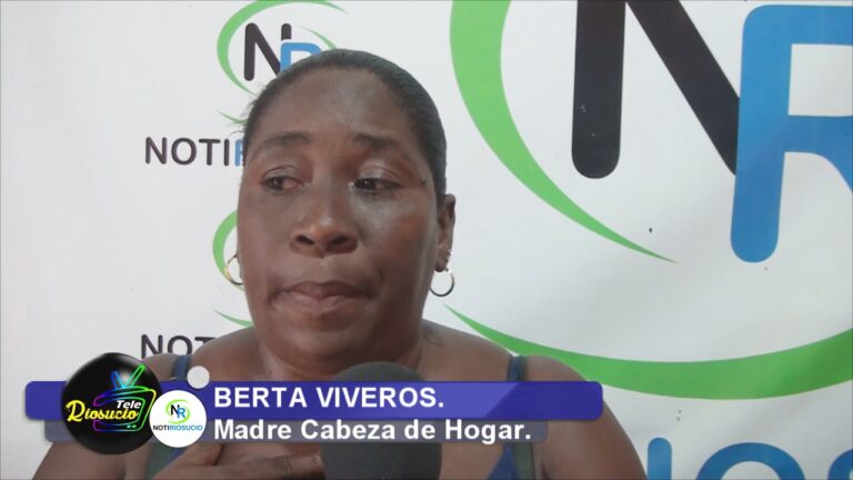 Berta Viveros una Riosuceña víctima del conflicto armado, envía palabras de agradecimientos a las personas que la apoyaron.