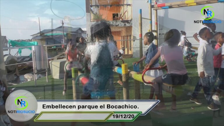 Administración municipal termino proceso de embellecimiento del Parque del Bocachico en Riosucio – Chocó.
