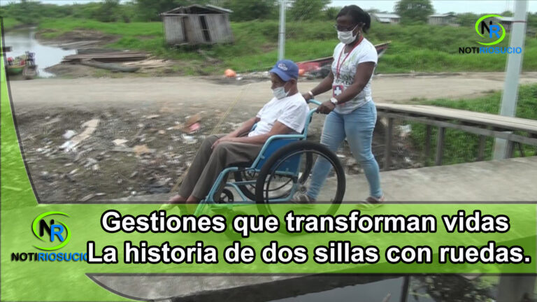Gestiones que transforman vidas la historia de dos sillas con ruedas.