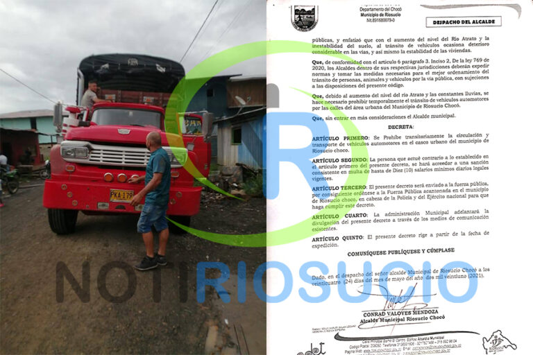 Conductores de vehículos violan prohibición transitoria de transitar por las vías urbanas por causa de las inundaciones.