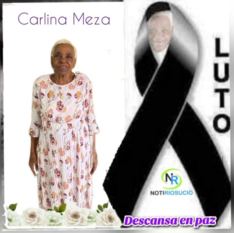 Multitudinario sepelio de Carlina Meza Lemos matrona de Riosucio – Chocó.