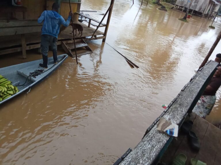 Riosucio/ Desastre natural en el río Salaquí: Inundaciones devastan comunidades y paralizan la movilidad.
