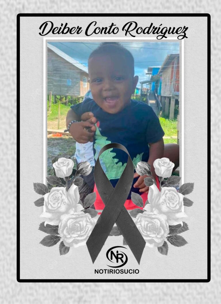 ¡Lamentable tragedia en Riosucio, Chocó! niño de un año fallece ahogado en el casco urbano.