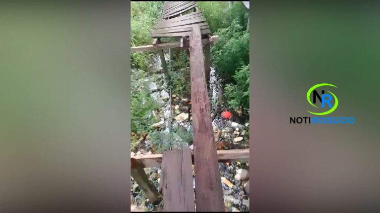 Se Cayo ramal del puentón en el sector de la placa deportiva del barrio Benjamín, cuantos más tendrán que caerse esperando la intervención de la administración municipal?