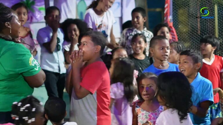 Los corregimientos, Siete de Agosto y la Punta celebran la activación del alumbrado público.